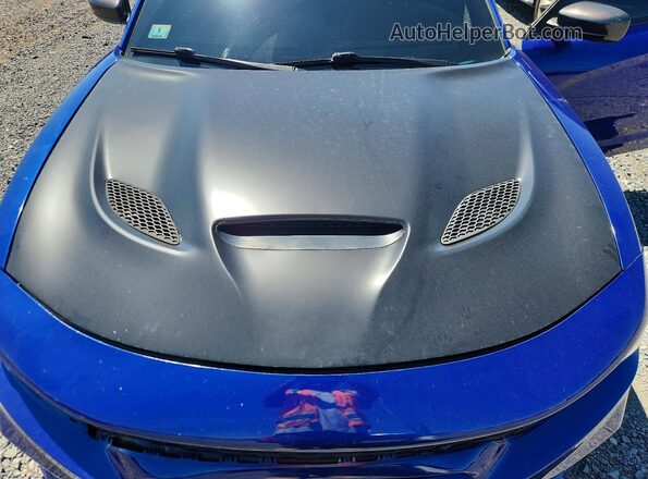 2C3CDXGJ6KH716137 2019 DODGE CHARGER Синий Вид задней части салона