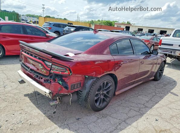 2C3CDXGJ6LH162180 2020 DODGE CHARGER Burgundy Trasero derecho