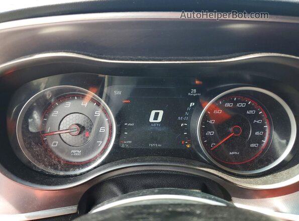 2C3CDXGJ6LH162180 2020 DODGE CHARGER Burgundy Vista del cuadro de instrumentos
