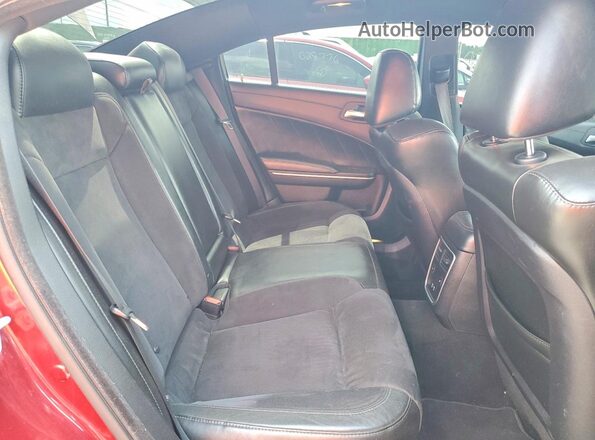 2C3CDXGJ6LH162180 2020 DODGE CHARGER Burgundy Vista de los asientos traseros