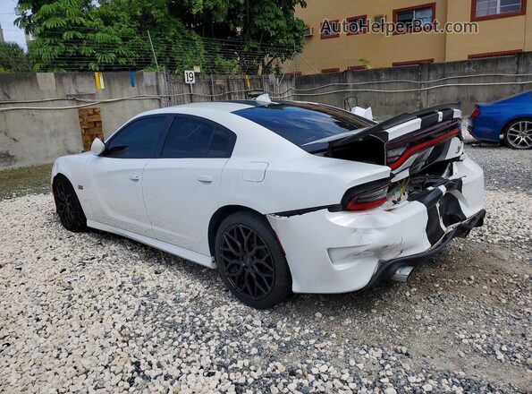 2C3CDXGJ6LH181702 2020 DODGE CHARGER White Задня ліва чверть