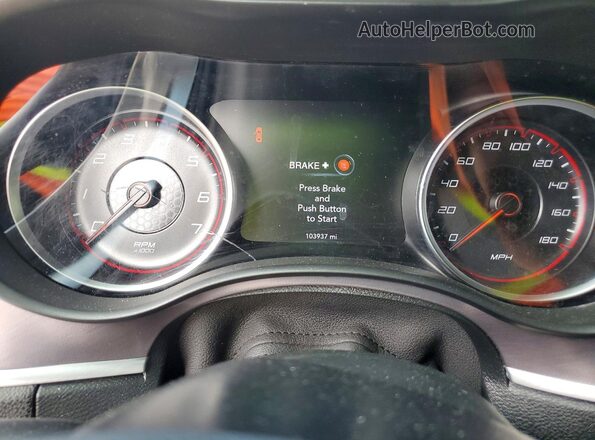 2C3CDXGJ6LH181702 2020 DODGE CHARGER White Вид щитка приладів