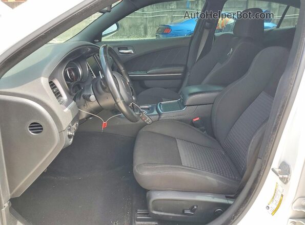 2C3CDXGJ6LH181702 2020 DODGE CHARGER White Вид салону спереду