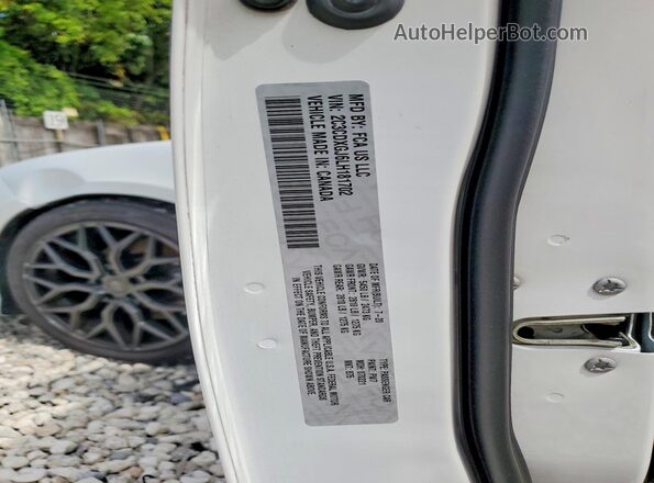 2C3CDXGJ6LH181702 2020 DODGE CHARGER White Вид підкапотного простору