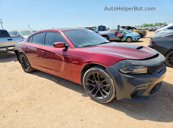 2C3CDXGJ6MH535610 2021 DODGE CHARGER Maroon Առջևի աջ