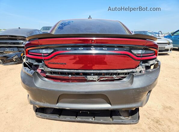 2C3CDXGJ6MH535610 2021 DODGE CHARGER Maroon Հետևի տեսք