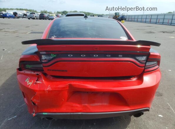 2C3CDXGJ6MH566016 2021 DODGE CHARGER Red Vista trasera