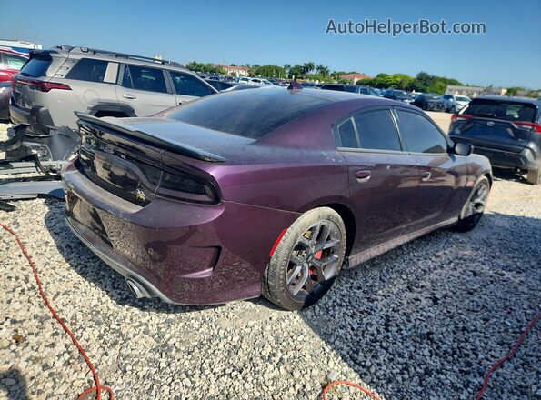2C3CDXGJ6MH611682 2021 DODGE CHARGER Purple Задня права чверть