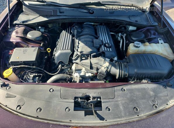 2C3CDXGJ6MH611682 2021 DODGE CHARGER Purple Вид задньої частини салону