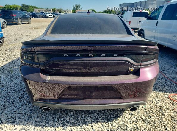 2C3CDXGJ6MH611682 2021 DODGE CHARGER Purple Вид ззаду