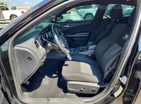 2C3CDXGJ6MH645041 2021 DODGE CHARGER Black Front interior view