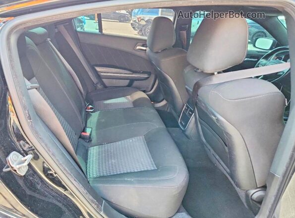 2C3CDXGJ6MH645041 2021 DODGE CHARGER Black Rear seats view