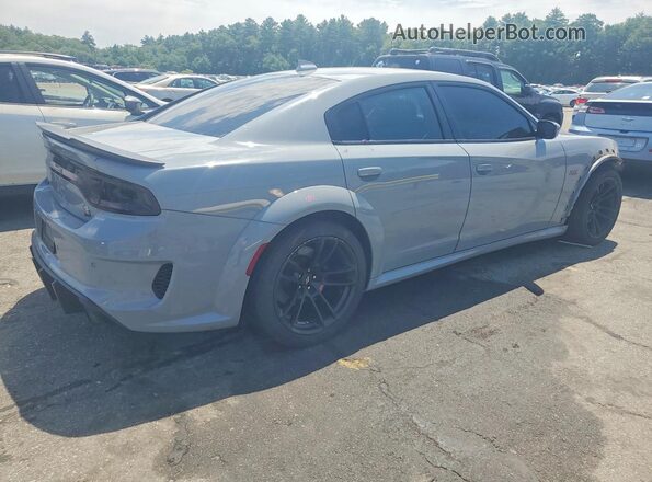 2C3CDXGJ6NH183131 2022 DODGE CHARGER Gray Tył prawy