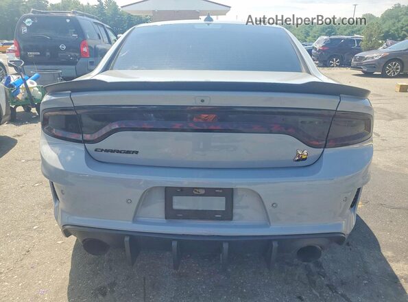 2C3CDXGJ6NH183131 2022 DODGE CHARGER Gray Widok z tyłu