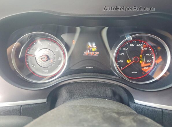 2C3CDXGJ6NH183131 2022 DODGE CHARGER Gray Widok zestawu wskaźników