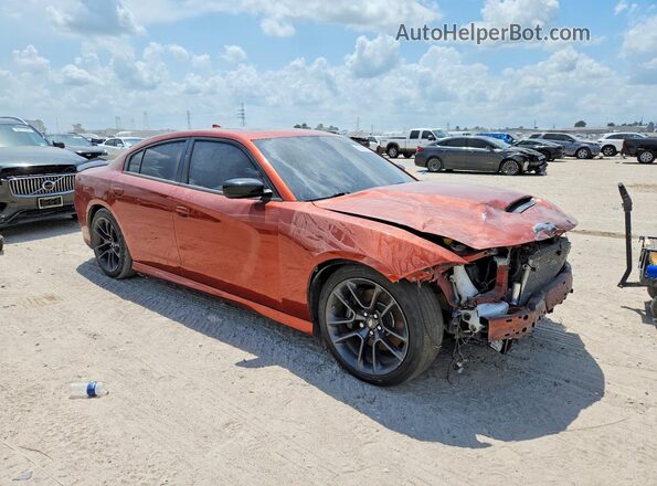 2C3CDXGJ6PH523848 2023 DODGE CHARGER Orange წინა მარჯვენა