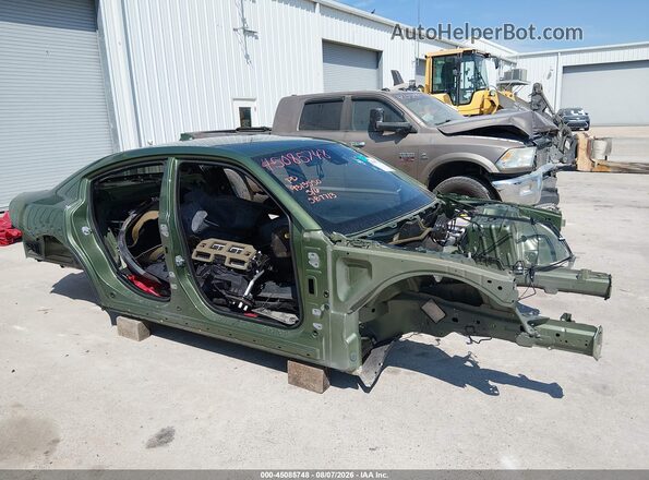 2C3CDXGJ6PH587713 2023 DODGE CHARGER Green Սալոնի 360 աստիճան տեսք