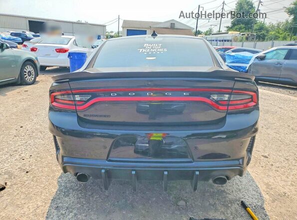 2C3CDXGJ7HH629761 2017 DODGE CHARGER Black Հետևի տեսք