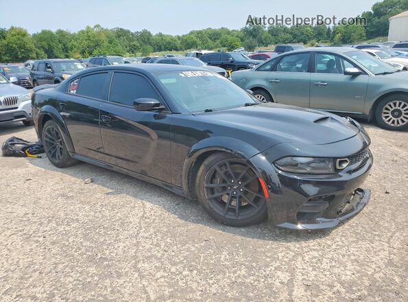 2C3CDXGJ7HH629761 2017 DODGE CHARGER Black Առջևի աջ