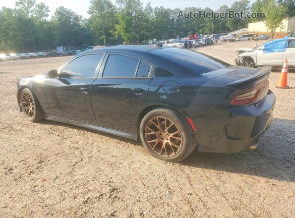 2C3CDXGJ7JH121053 2018 DODGE CHARGER Black Trasero izquierdo