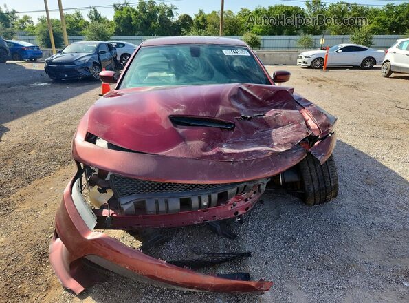 2C3CDXGJ7JH197209 2018 DODGE CHARGER Red წინა ხედი