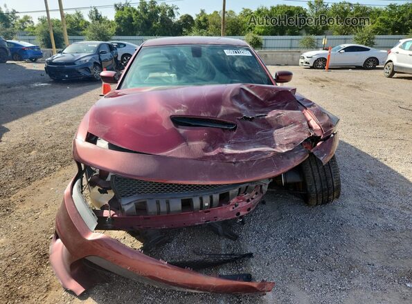 2C3CDXGJ7JH197209 2018 DODGE CHARGER Red სალონის 360-გრადუსიანი ხედი