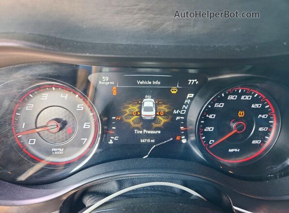 2C3CDXGJ7JH337484 2018 DODGE CHARGER Green Вид щитка приладів