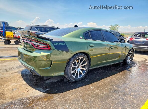 2C3CDXGJ7JH337484 2018 DODGE CHARGER Green Задня права чверть