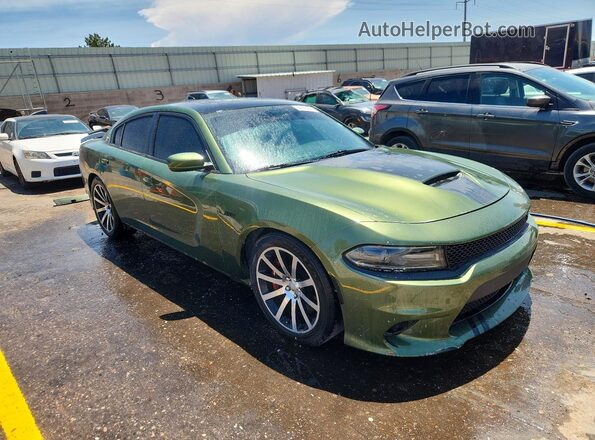 2C3CDXGJ7JH337484 2018 DODGE CHARGER Green Передня права чверть
