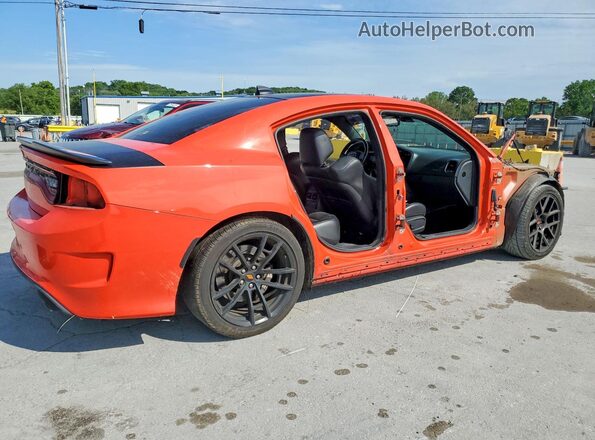 2C3CDXGJ7KH646728 2019 DODGE CHARGER Orange Tył prawy