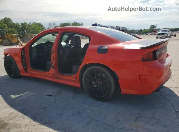 2C3CDXGJ7KH646728 2019 DODGE CHARGER Orange Tył lewy