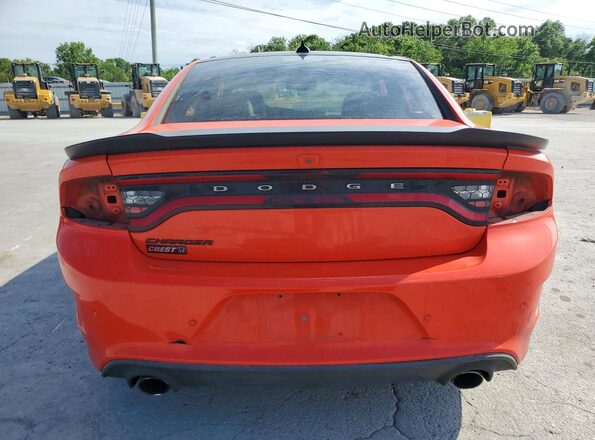 2C3CDXGJ7KH646728 2019 DODGE CHARGER Orange Widok z tyłu