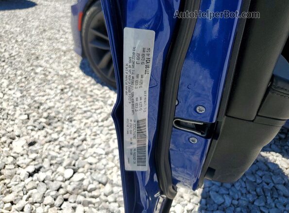 2C3CDXGJ7KH687053 2019 DODGE CHARGER Синий Вид наклейки с VIN-кодом