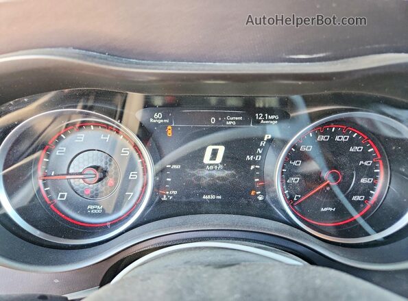 2C3CDXGJ7KH687053 2019 DODGE CHARGER Синий Вид щитка приборов