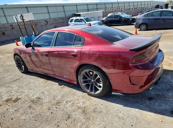 2C3CDXGJ7MH503782 2021 DODGE CHARGER Red Հետևի ձախ
