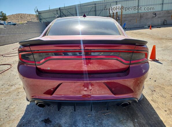 2C3CDXGJ7MH503782 2021 DODGE CHARGER Red Հետևի տեսք