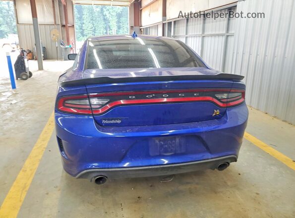 2C3CDXGJ7MH522946 2021 DODGE CHARGER Blue უკანა ხედი