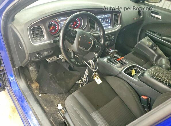 2C3CDXGJ7MH522946 2021 DODGE CHARGER Blue წინა პანელის ხედი