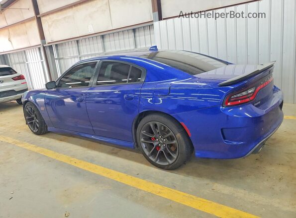 2C3CDXGJ7MH522946 2021 DODGE CHARGER Blue უკანა მარცხენა