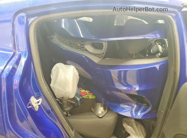 2C3CDXGJ7MH522946 2021 DODGE CHARGER Blue უკანა სავარძლების ხედი