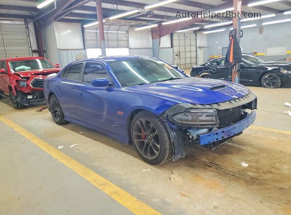 2C3CDXGJ7MH522946 2021 DODGE CHARGER Blue წინა მარჯვენა
