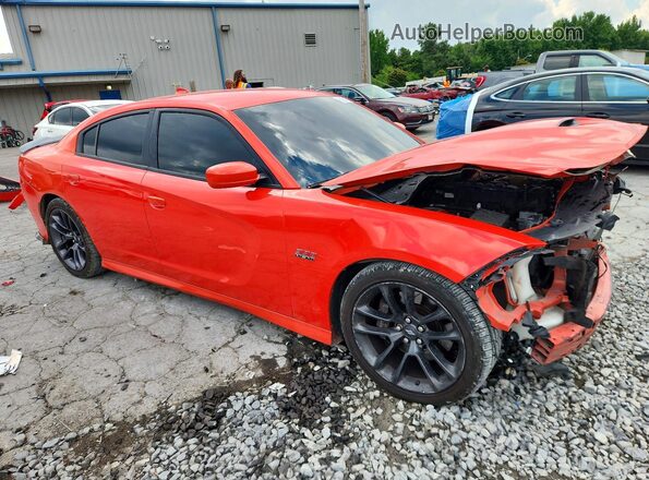 2C3CDXGJ7MH535664 2021 DODGE CHARGER Red წინა მარჯვენა