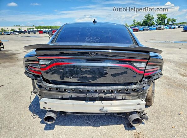 2C3CDXGJ7NH181274 2022 DODGE CHARGER Black უკანა ხედი
