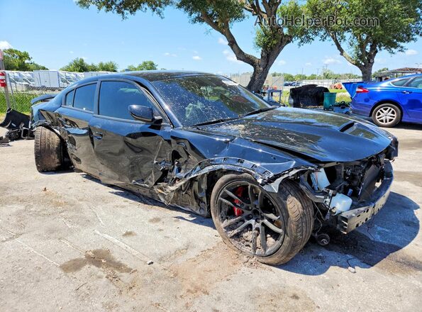 2C3CDXGJ7NH181274 2022 DODGE CHARGER Black წინა მარჯვენა