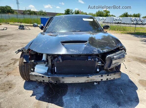 2C3CDXGJ7NH181274 2022 DODGE CHARGER Black წინა ხედი