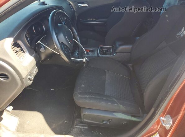 2C3CDXGJ7NH225631 2022 DODGE CHARGER Orange Вид салону спереду