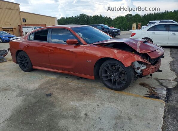 2C3CDXGJ7NH225631 2022 DODGE CHARGER Orange Передня права чверть