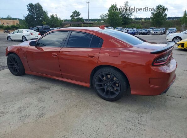 2C3CDXGJ7NH225631 2022 DODGE CHARGER Orange Задня ліва чверть
