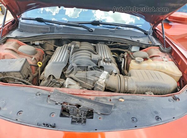 2C3CDXGJ7NH225631 2022 DODGE CHARGER Orange Вид задньої частини салону