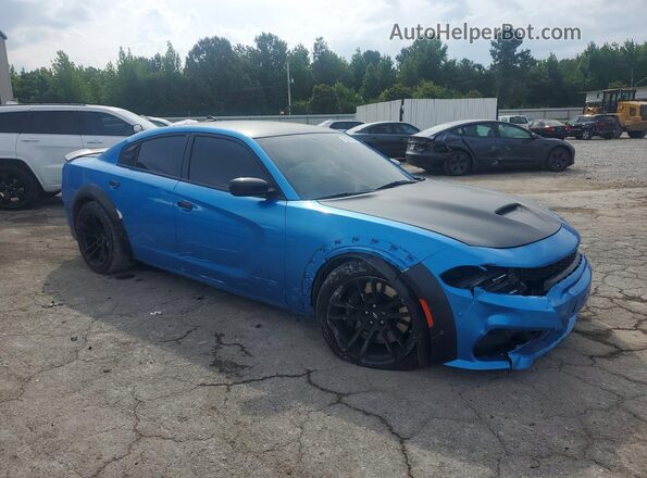 2C3CDXGJ7PH671054 2023 DODGE CHARGER Синий Передняя правая четверть